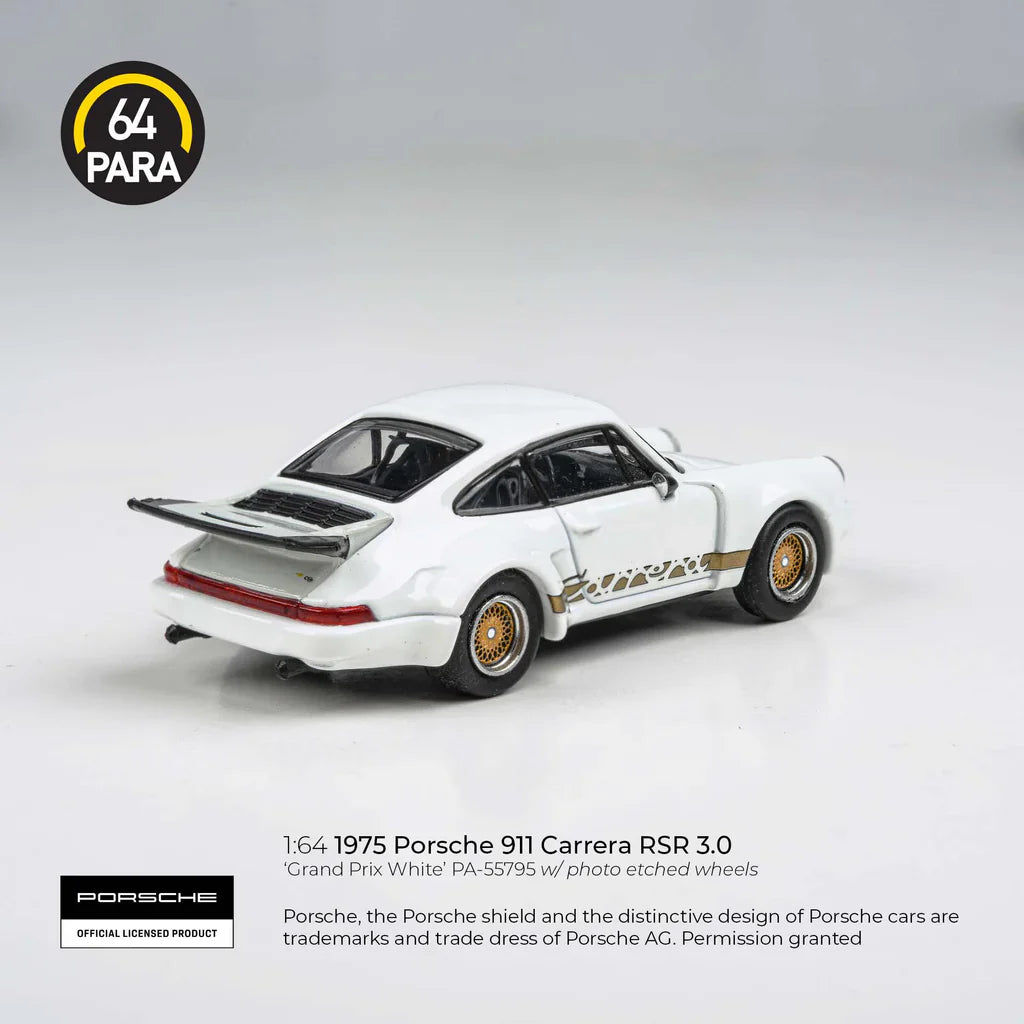Porsche 911 Carrera RSR 3.0 Grand Prix White LHD - Para64 - Scala 1/64
