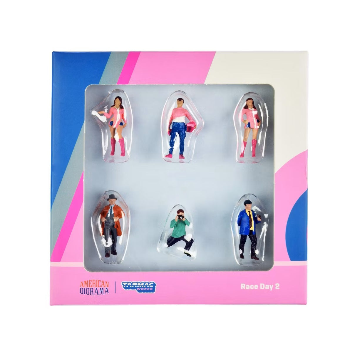 Race Day 2 - Tarmac Works & American Diorama - Scala 1/64 T64F-001-PK