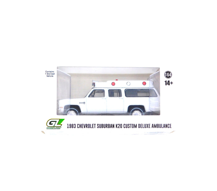 1983 Chevrolet Suburban Custom Deluxe Ambulance - Greenlight - Scala 1/64