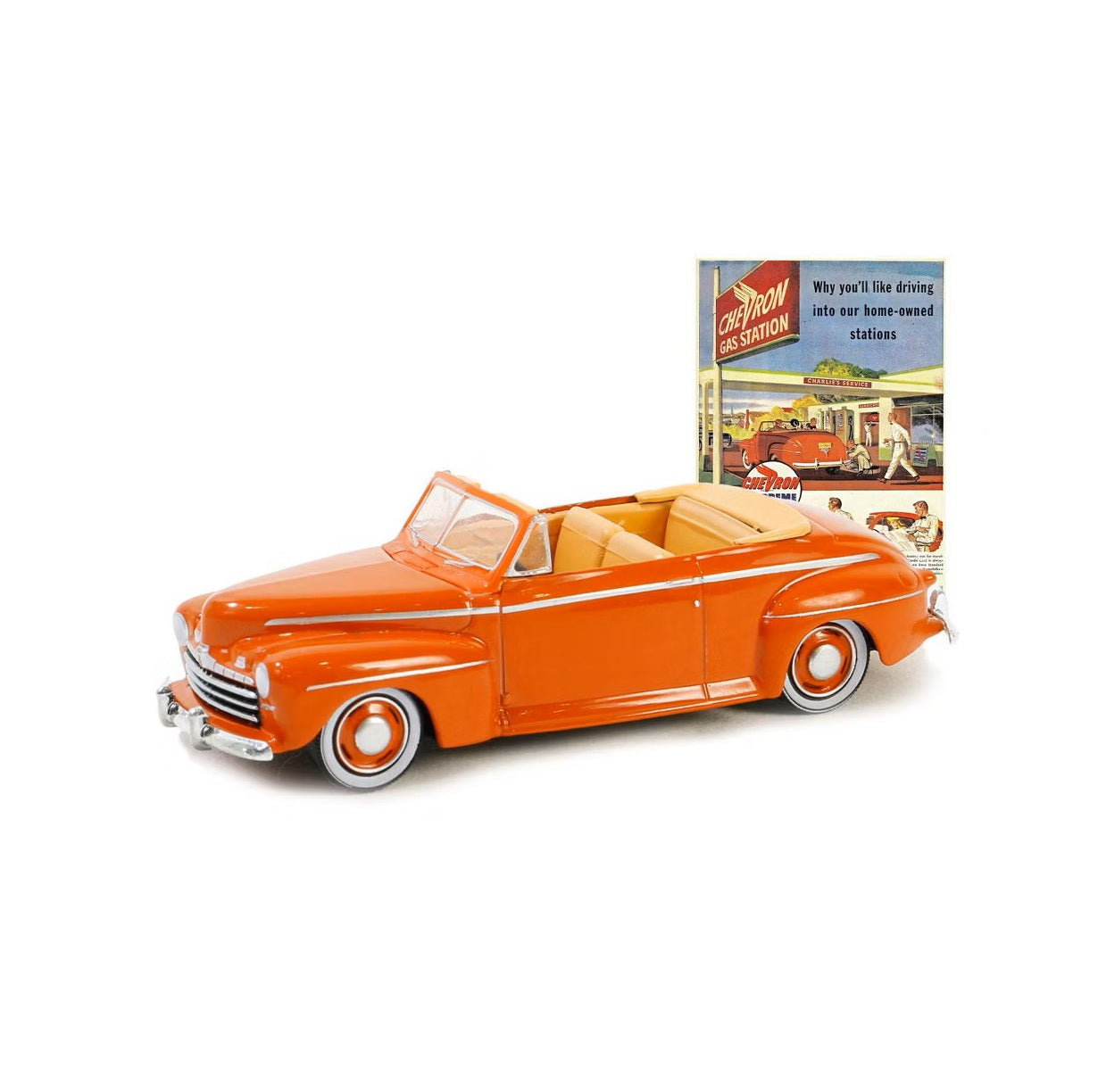 1946 Super De Luxe Convertible Vintage AD Cars - Greenlight - Scala 1/64