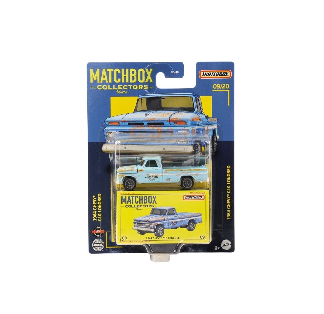 1964 Chevy C10 Longbed 09/20 - Matchbox Collectors - Scala 1/64 Circa