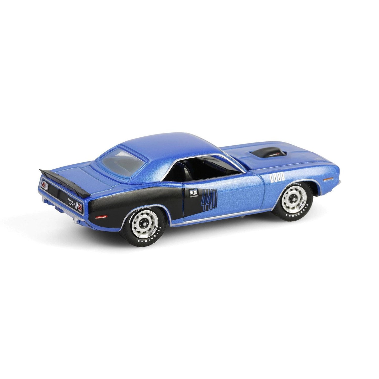 1971 Plymouth 'Cuda 440 6bbl Shaker, B5 Blue 60th Anniversary - Greenlight - Scala 1/64