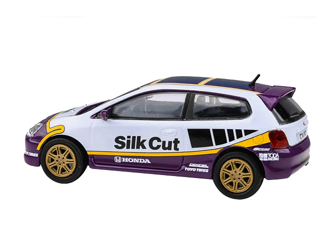 2001 Honda Civic Type R EP3 "Silk Cut" - Para64 - Scala 1/64