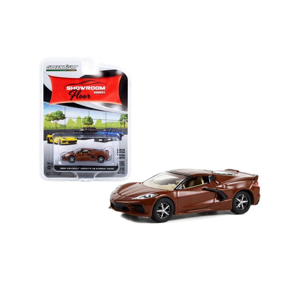 2022 Chevy Corvette C8 Stingray Coupe Showroom Floor Series - Greenlight - Scala 1/64