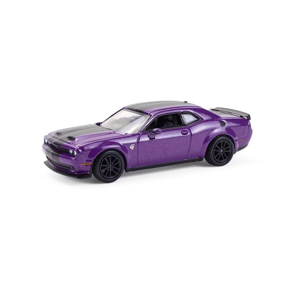 2023 Dodge Challenger SRT Hellcat Purple Showroom Floor Series - Greenlight - Scala 1/64