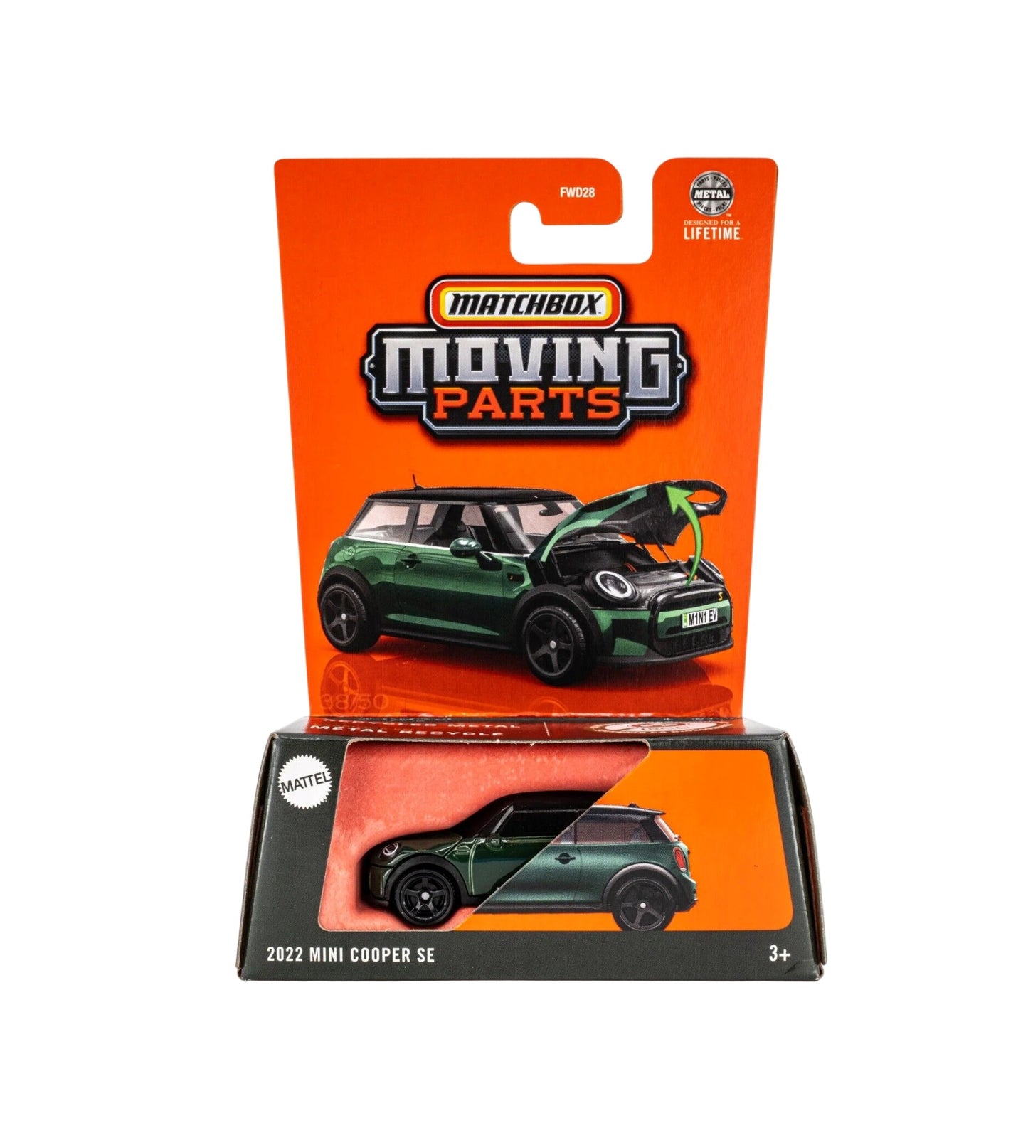 2022 Mini Cooper SE - Matchbox Moving Parts - Scala 1/64 Circa