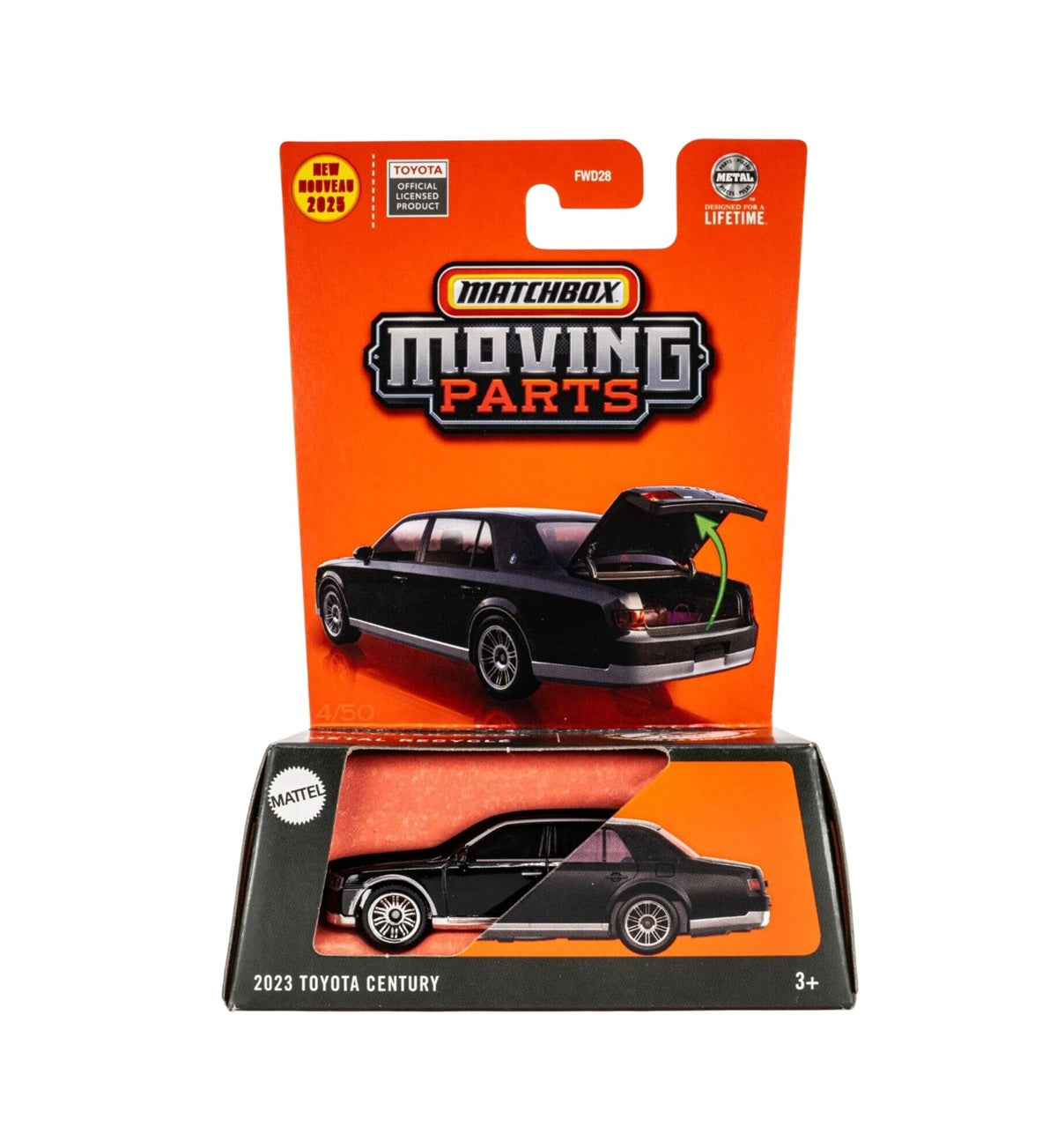 Toyota Century Black - Matchbox Moving Parts - Scala 1/64 Circa