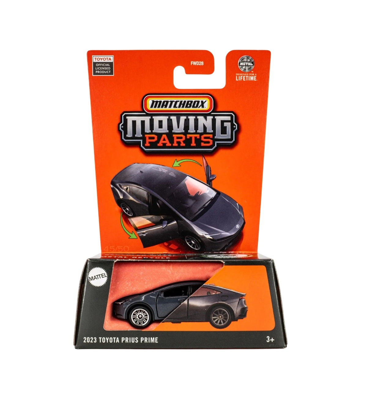 2023 Toyota Prius Prime - Matchbox Moving Parts - Scala 1/64 Circa