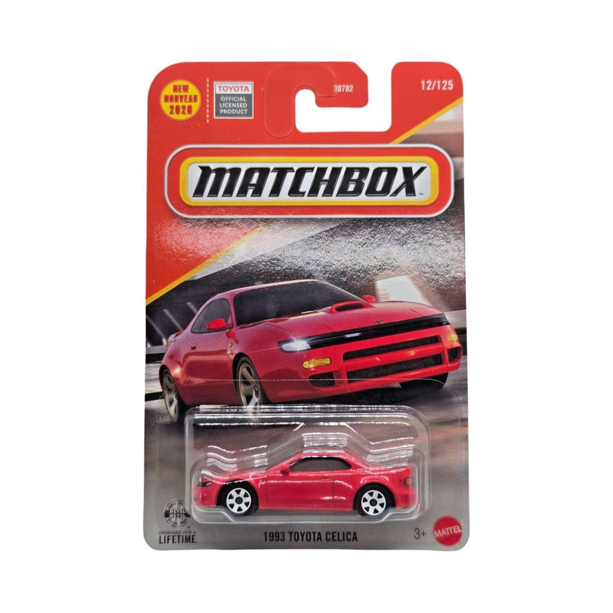1993 Toyota Celica #12 Long Card - Matchbox - Scala 1/64 Circa