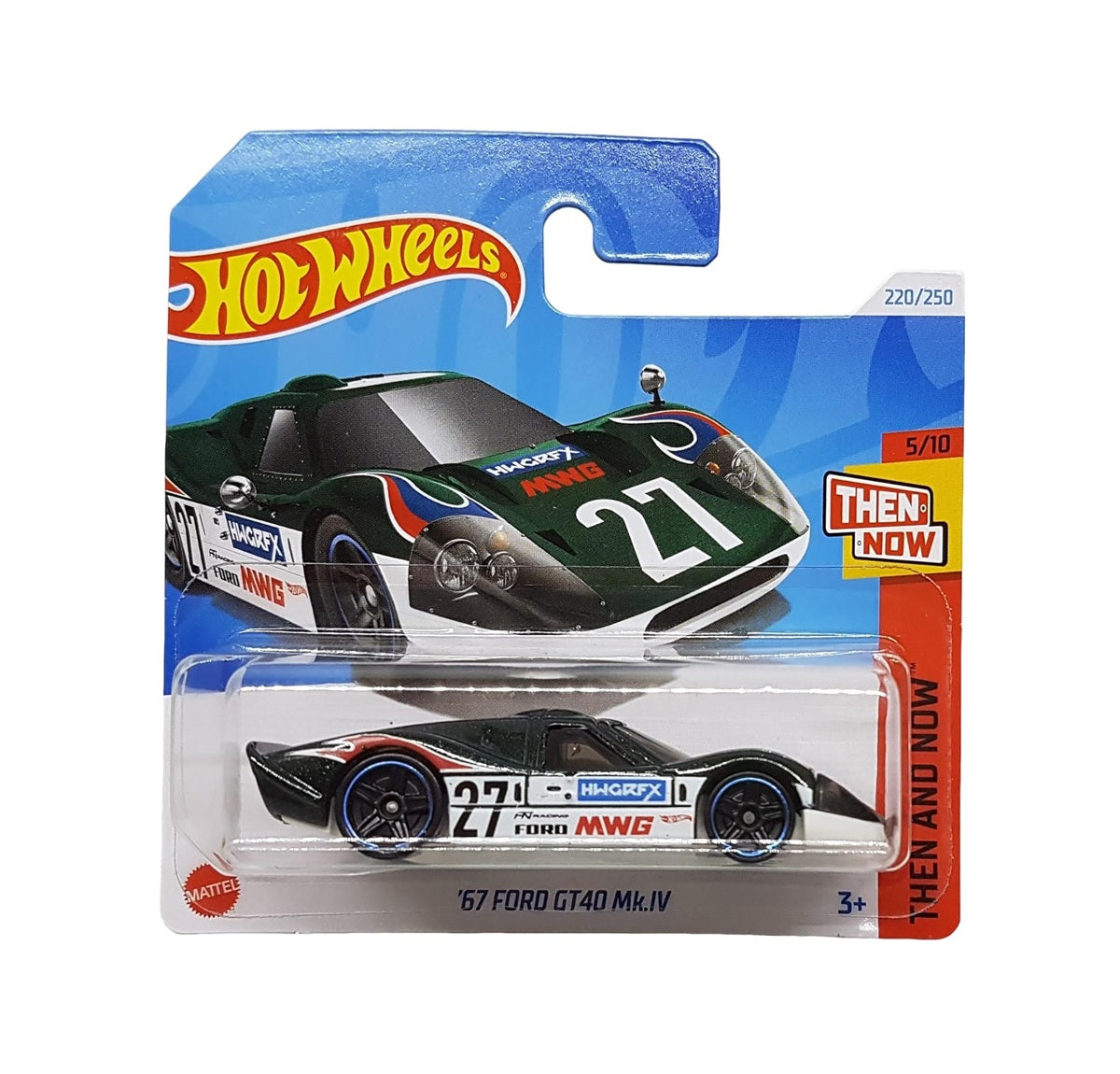 '67 Ford GT40 Mk.IV - HW Then and Now 5/10 - Hot Wheels - Scala 1/64 Circa