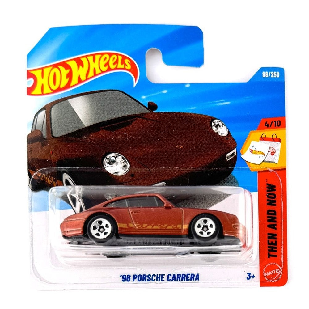 '96 Porsche Carrera Brown - HW Then and Now 4/10 - Hot Wheels - Scala 1/64 Circa