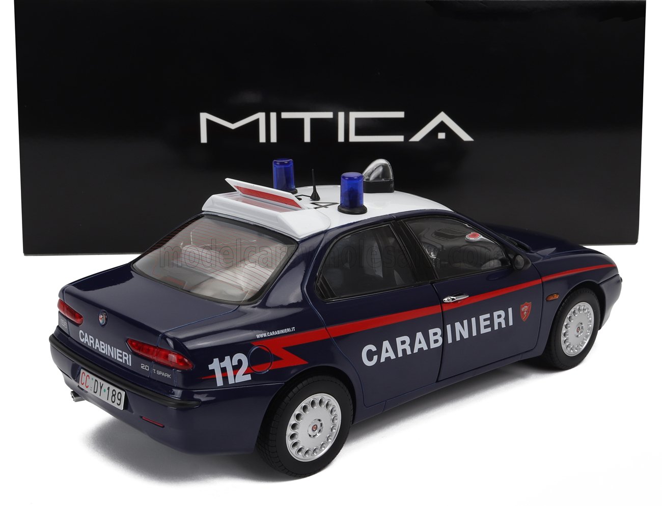 Alfa Romeo 156 2.0 Twin Spark Carabinieri 1997 - Mitica Diecast - Scala 1/18