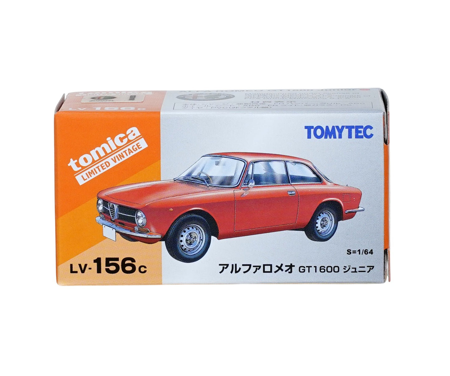 Alfa Romeo GT1600 Junior Red - Tomica Limited Vintage - Scala 1/64 LV-156c