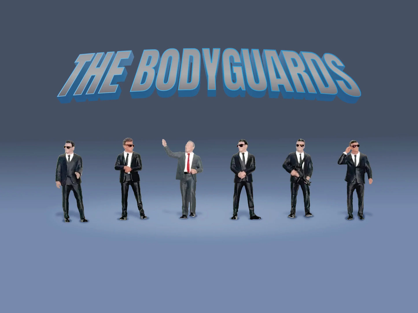 The Bodyguards - American Diorama - Scala 1/64 AD-2421