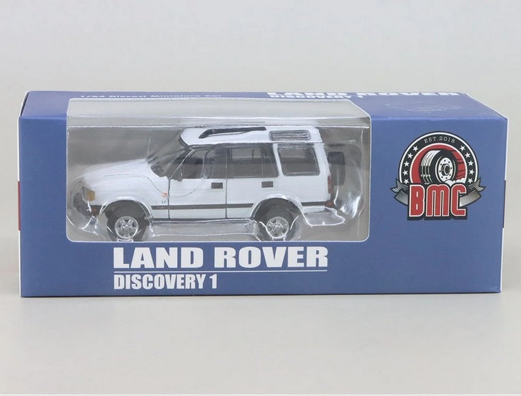 Land Rover 1998 Discovery 1 White RHD - BM Creations - Scala 1/64 64B0192