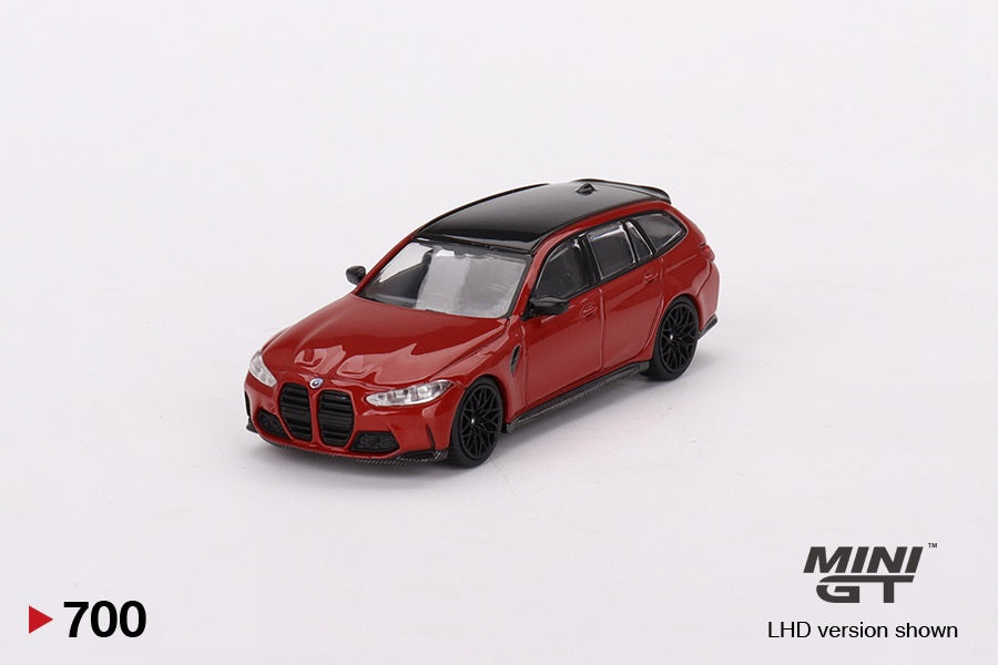 BMW M3 Competition Touring Toronto Red Metallic - Mini GT - Scala 1/64 MGT00700