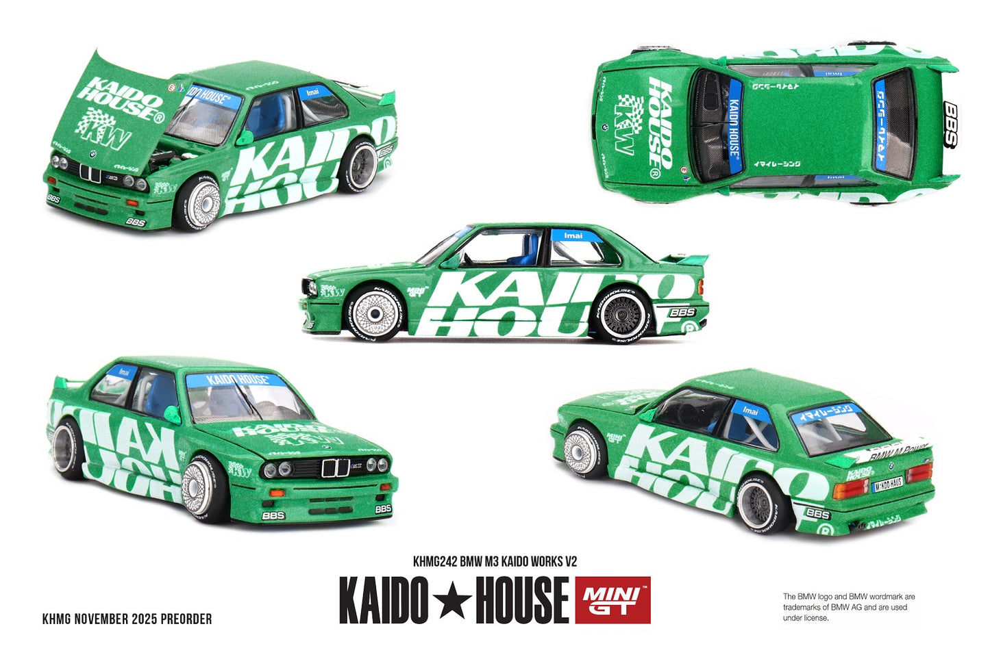 BMW M3 (E30) Kaido Works V2 1989 - Mini GT - Kaido House - Scala 1/64 KHMG242