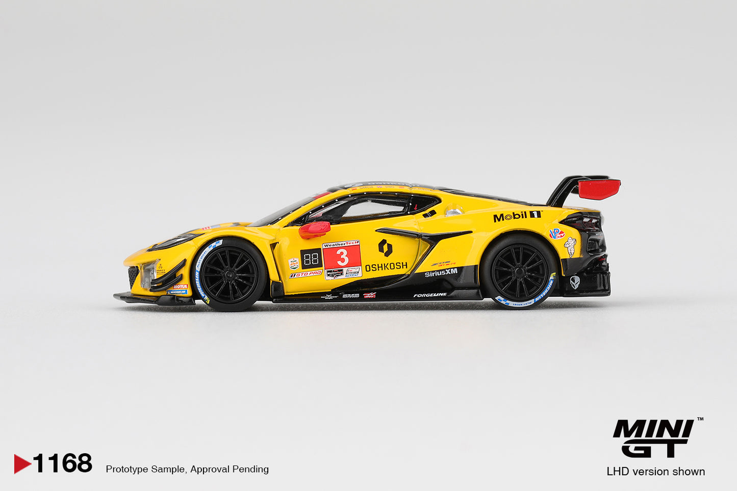 Chevrolet Corvette Z06 GT3.R #3 Corvette Racing 2025 IMSA Daytona 24 Hrs 2025 - Mini GT - Scala 1-64 MGT01168-L