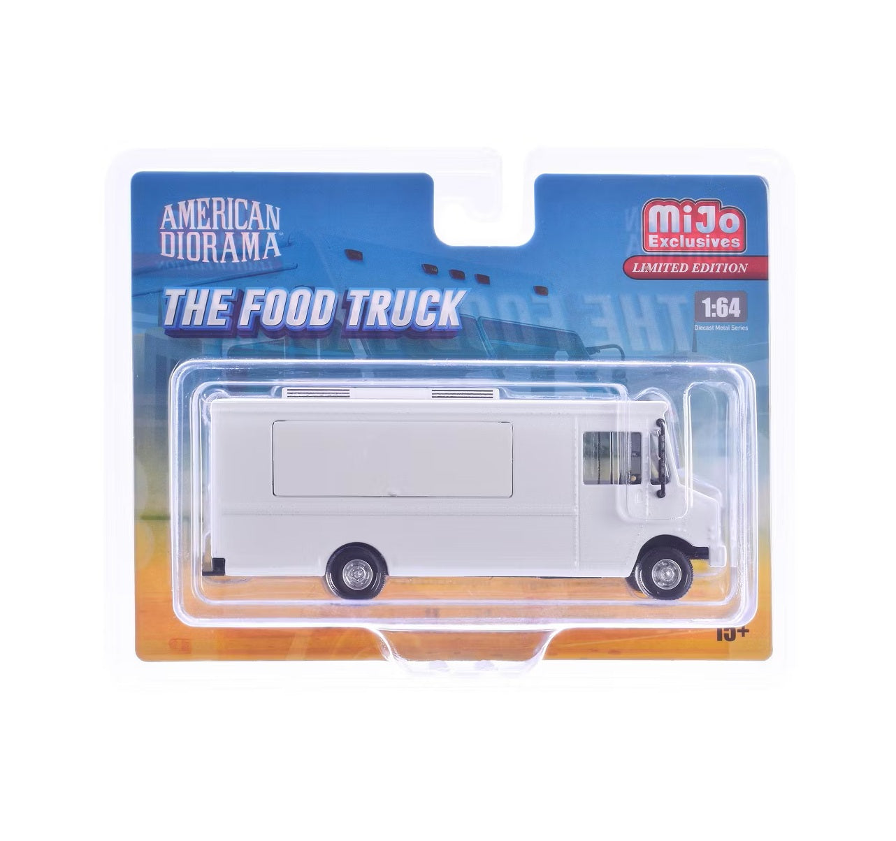 Food Truck Plain White - American Diorama MiJo Exclusives - Scala 1/64 AD-70200MJ