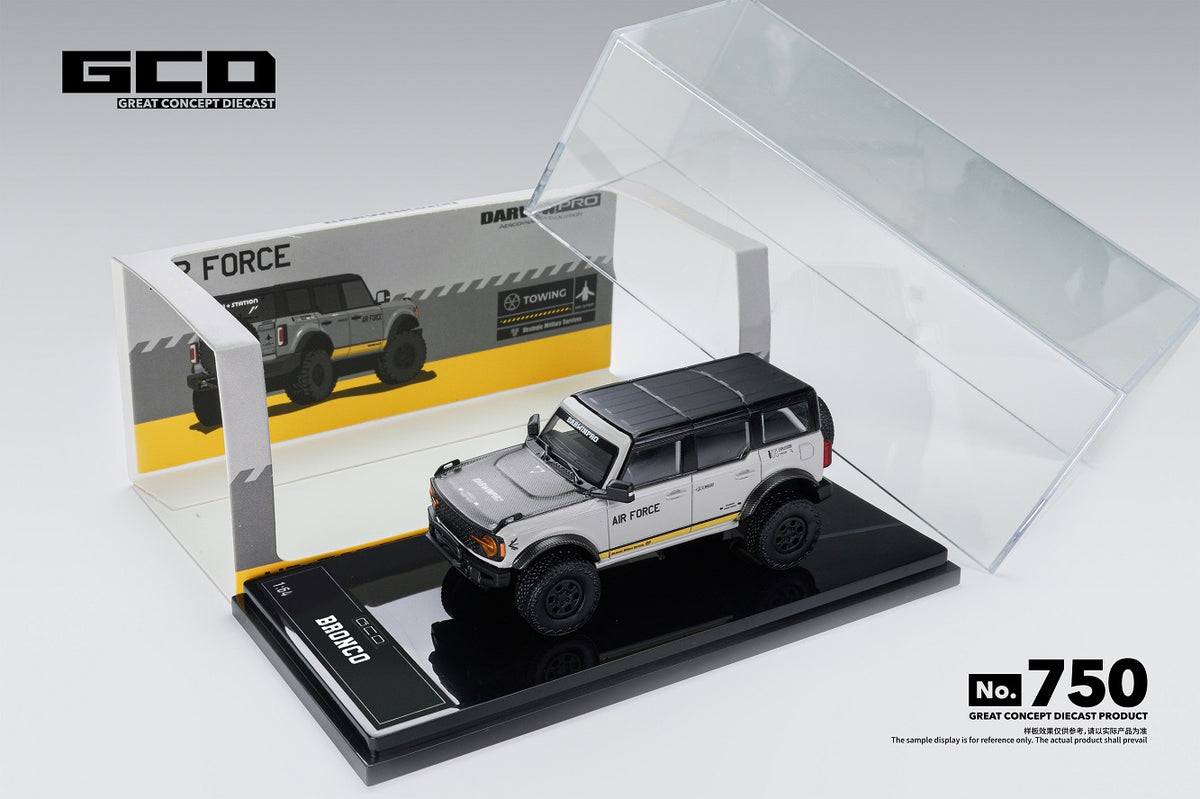 GCD - Ford Bronco DarwinPRO AIR FORCE Grey - Scala 1/64 KS-022-750