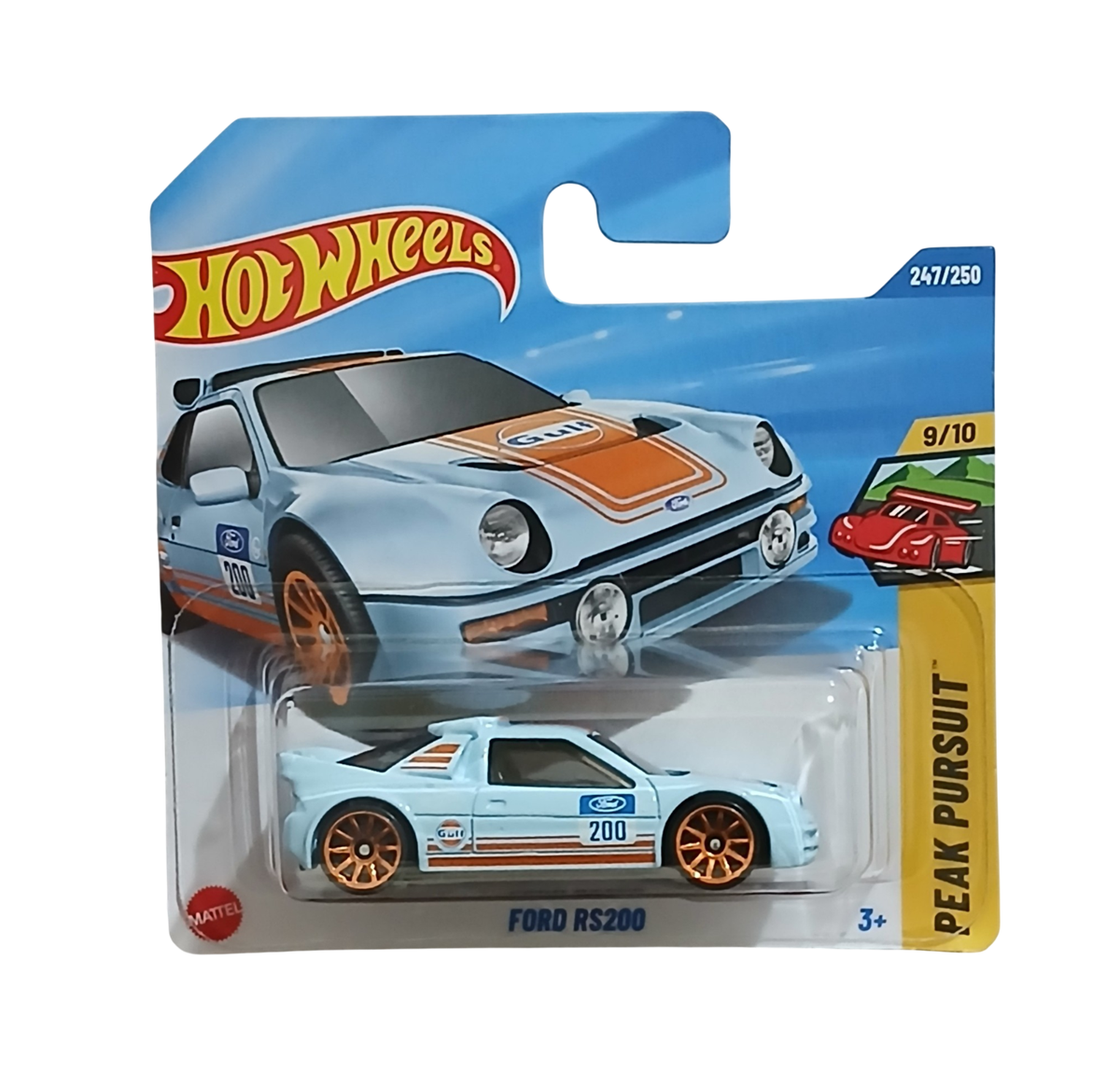 Ford RS2000 Gulf - HW Peak Pursuit 9/10 - Hot Wheels - Scala 1/64 Circa