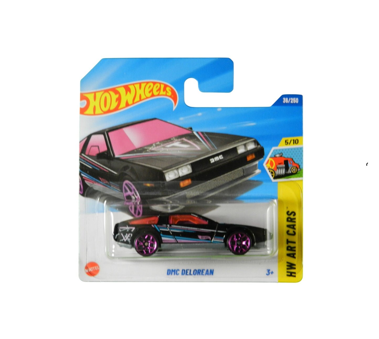 DMC DeLorean - Hot Wheels - HW Art Cars 5/10 - Scala 1/64 Circa