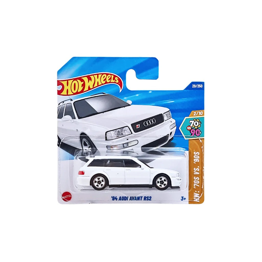 '94 Audi Avant RS2 White - Hot Wheels - HW '70s VS '90s 2/10 - Scala 1/64 Circa