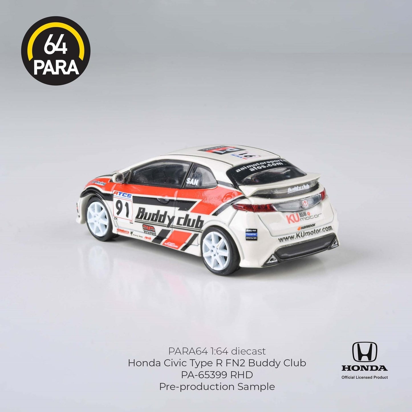 Honda 2007 Civic Type R FN2 Euro Buddy Club - Para64 - Scala 1/64