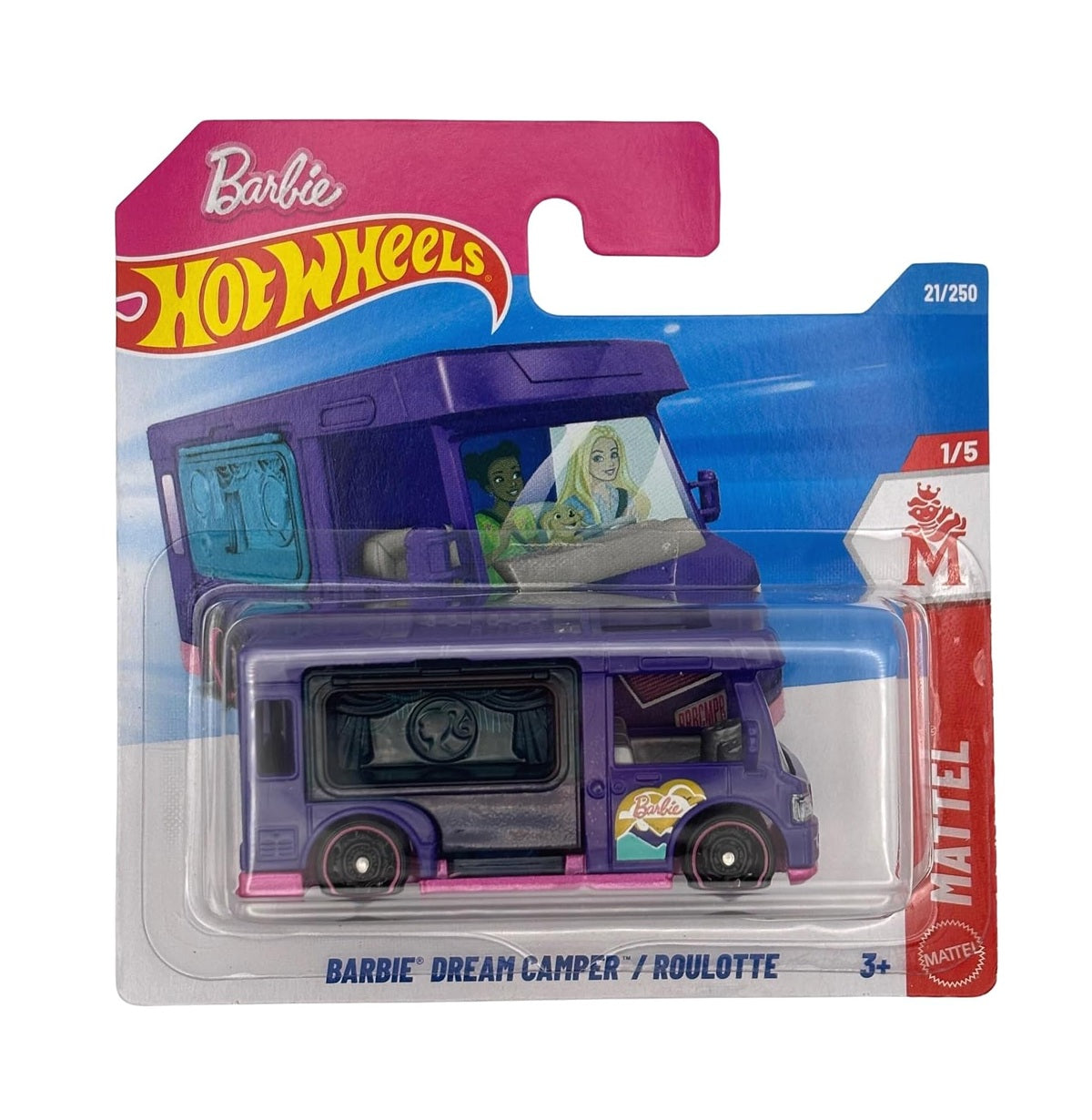 Barbie Dream Camper - HW Mattel 1/5 - Hot Wheels - Scala 1/64 Circa