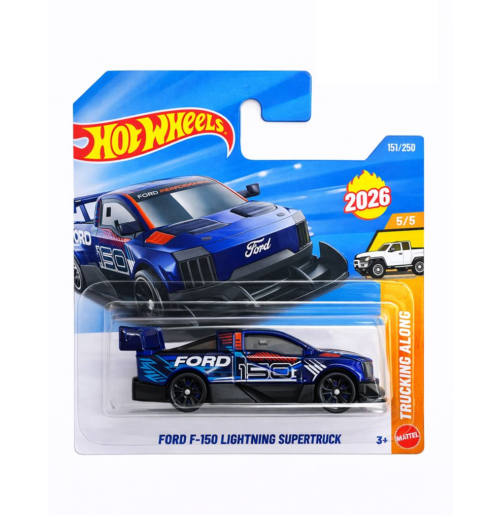 Ford F-150 Lightning SuperTruck - HW Trucking Along 5/5 - Hot Wheels - Scala 1/64 Circa