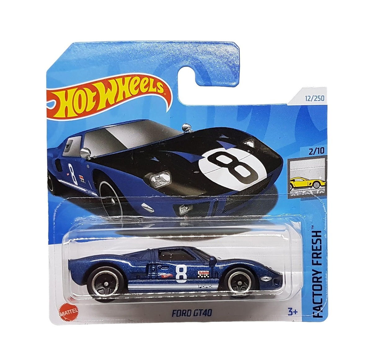 Ford GT40 Blue - Hot Wheels - Scala 1/64 Circa