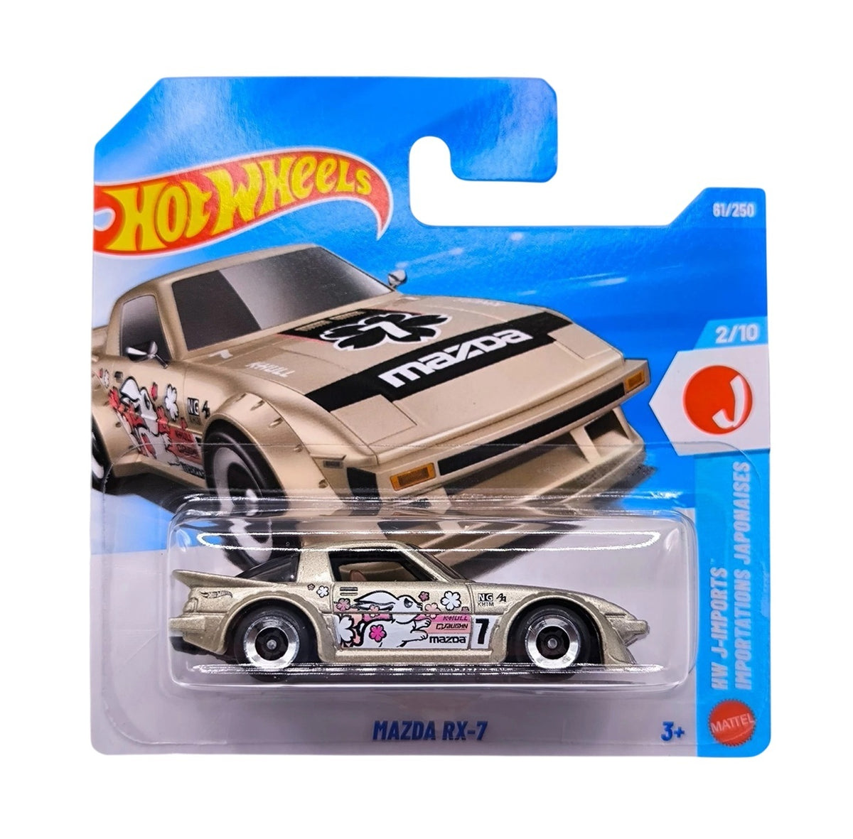 Mazda RX-7 Silver - HW J-Imports 2/10 - Hot Wheels - Scala 1/64 Circa