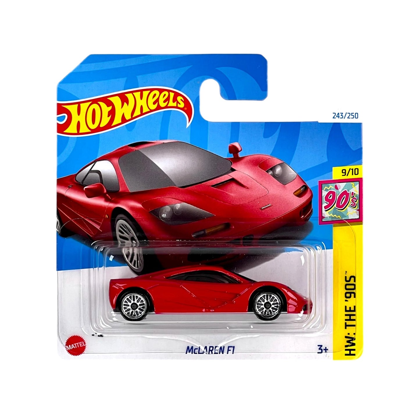 McLaren F1 Red - Hot Wheels - HW The '90s 9/10 - Scala 1/64 Circa