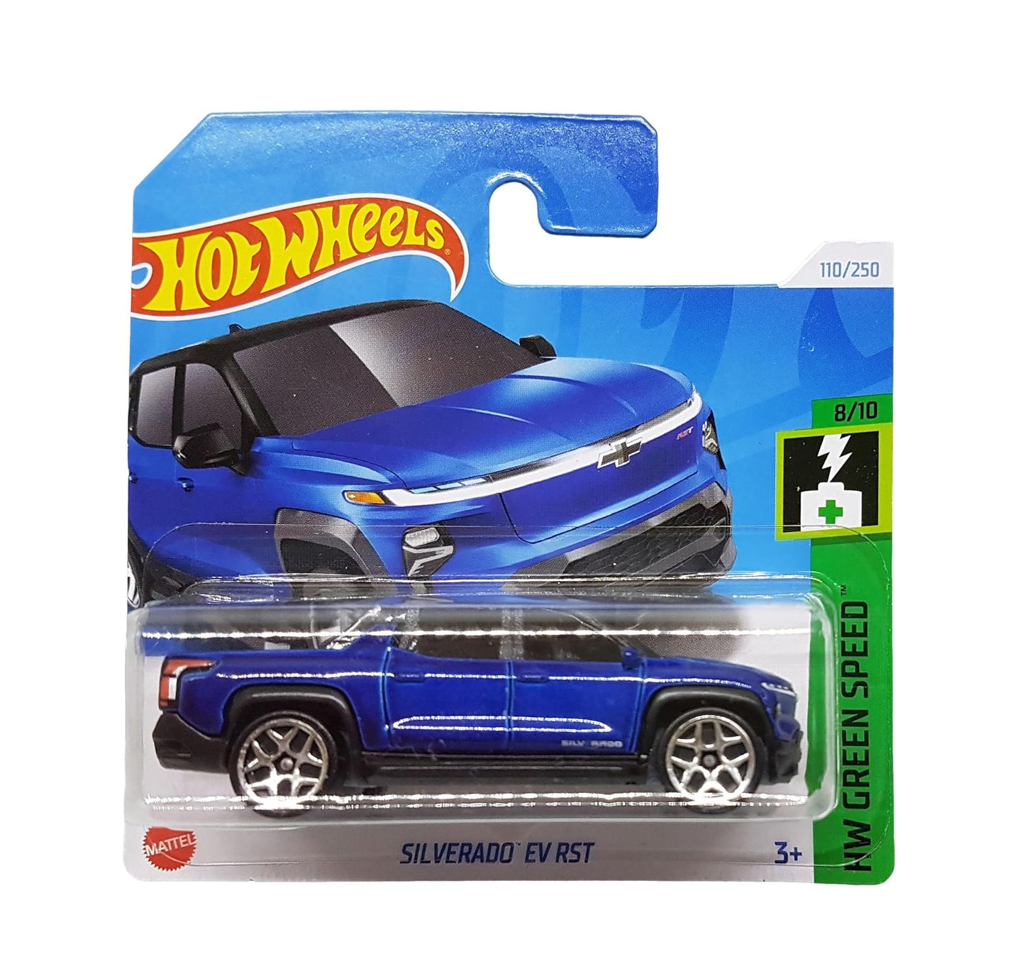 Silverado EV RST - Hot Wheels - HW Green Speed 8/10 - Scala 1/64 Circa