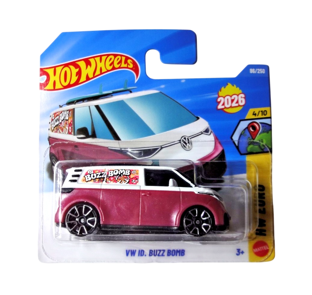 VW ID. Buzz Bomb - HW Euro 4/10 - Hot Wheels - Scala 1/64 Circa
