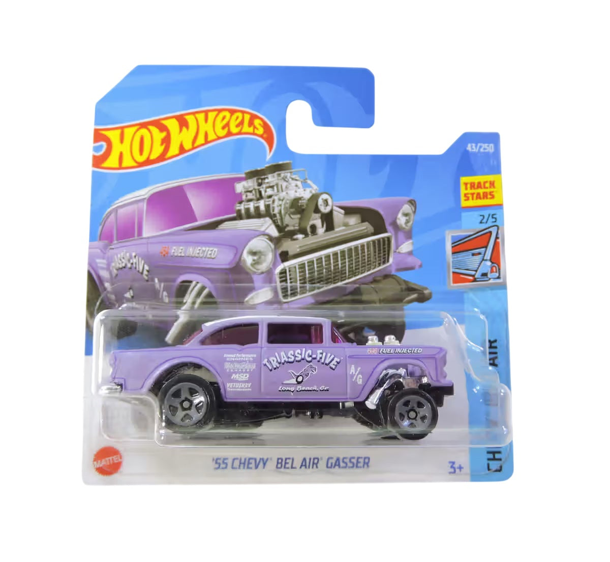'55 Chevy Bel Air Purple - HW Chevy Bel Air 2/5 - Hot Wheels - Scala 1/64 Circa