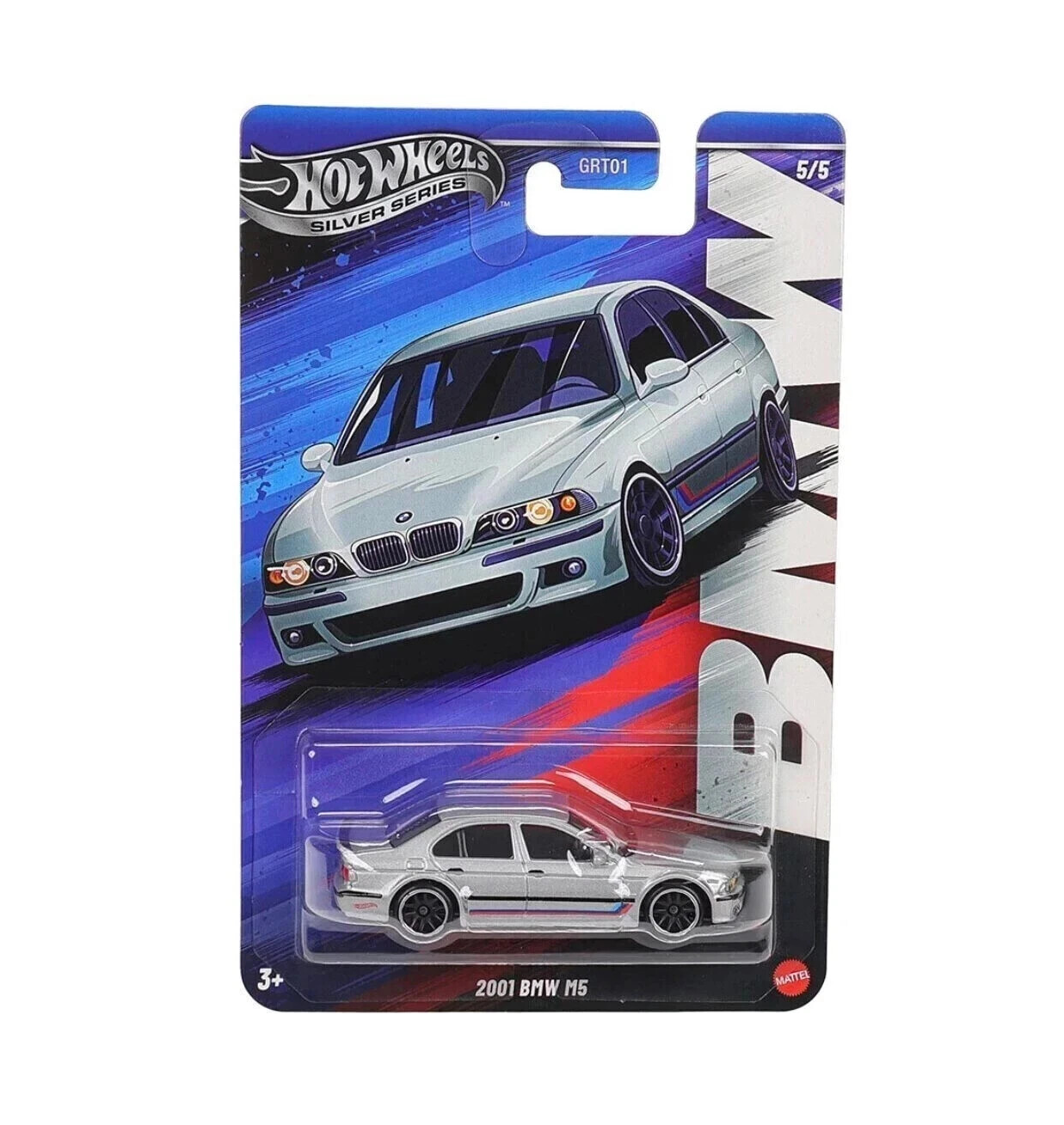 Set Bmw 5pz - Silver Series - Hot Wheels - Scala 1/64
