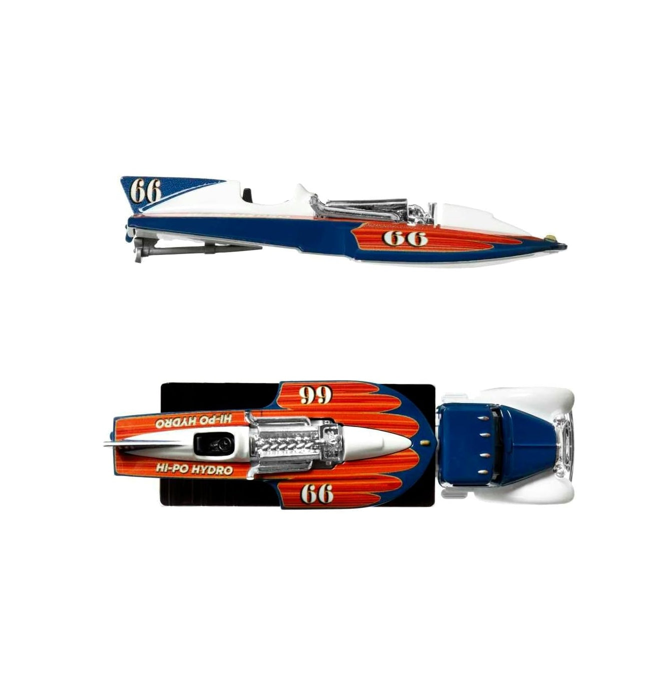 HW Classic Hydroplane & Speed Waze - Series Car Culture Team Transport - Hot Wheels Premium - Scala 1/64