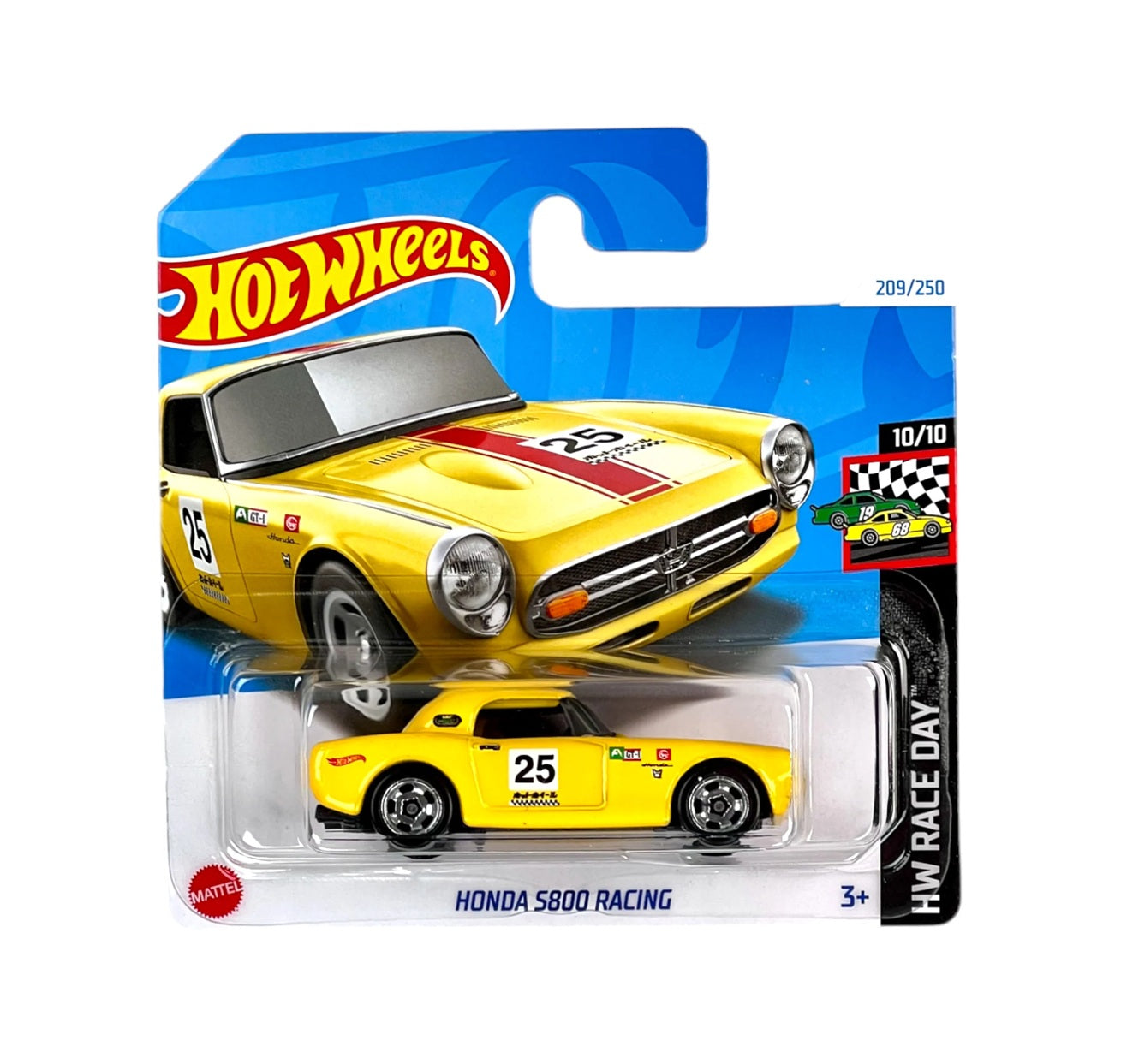 Honda S800 Racing - Hot Wheels - HW Race Day 10/10 - Scala 1/64 Circa