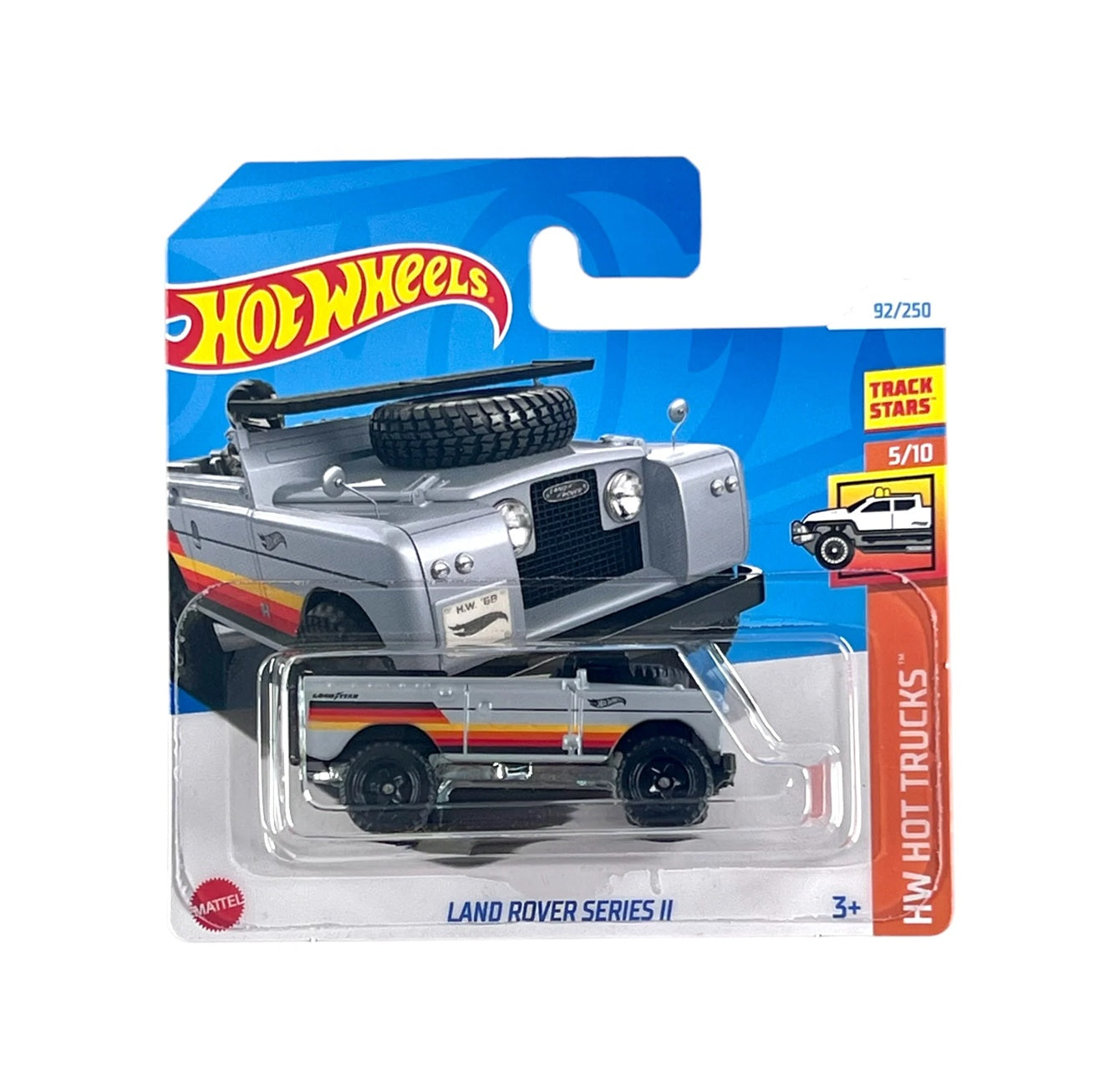 Land Rover Series II Grey - Hot Wheels - HW Hot Trucks 5/10 - Scala 1/64 Circa