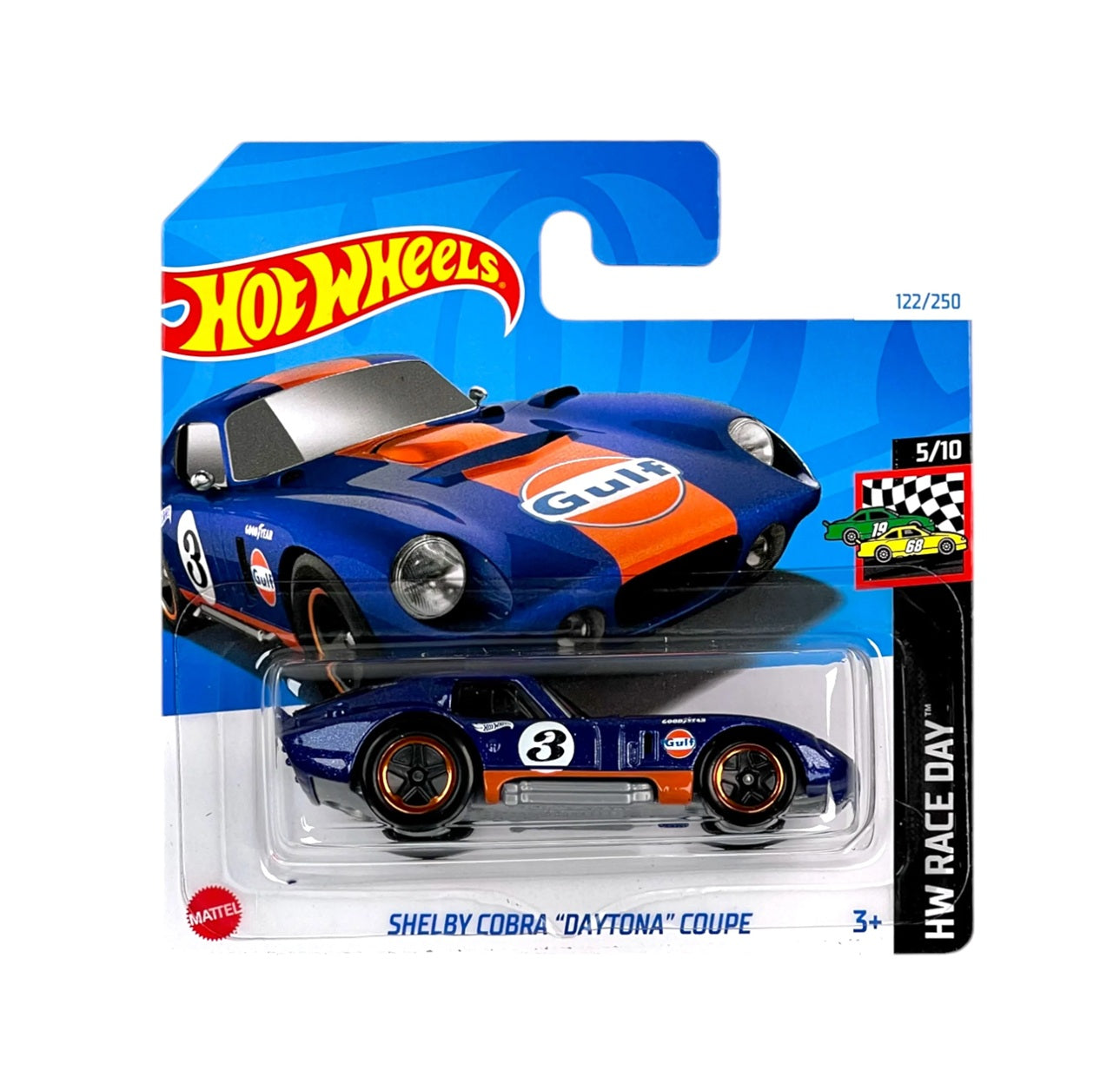 Shelby Cobra Daytona Coupe - Hot Wheels - HW Race Day 5/10 - Scala 1/64 Circa