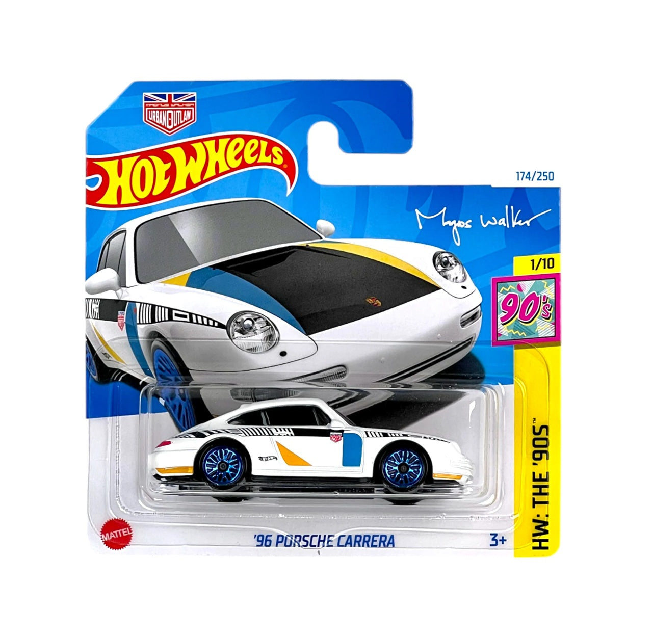 '96 Porsche Carrera - Hot Wheels - HW The '90s 1/10 - Scala 1/64 Circa