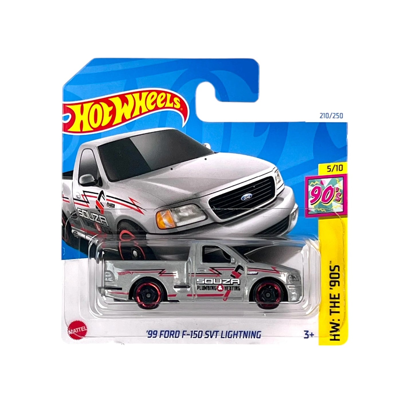 '99 Ford F-150 SVT Lightning Grey - Hot Wheels - HW The 90's 5/10 - Scala 1/64 Circa