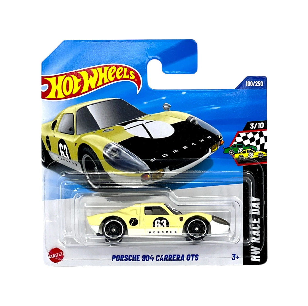 Porsche 904 Carrera GTS - Hot Wheels - HW Race Day 3/10 - Scala 1/64 Circa