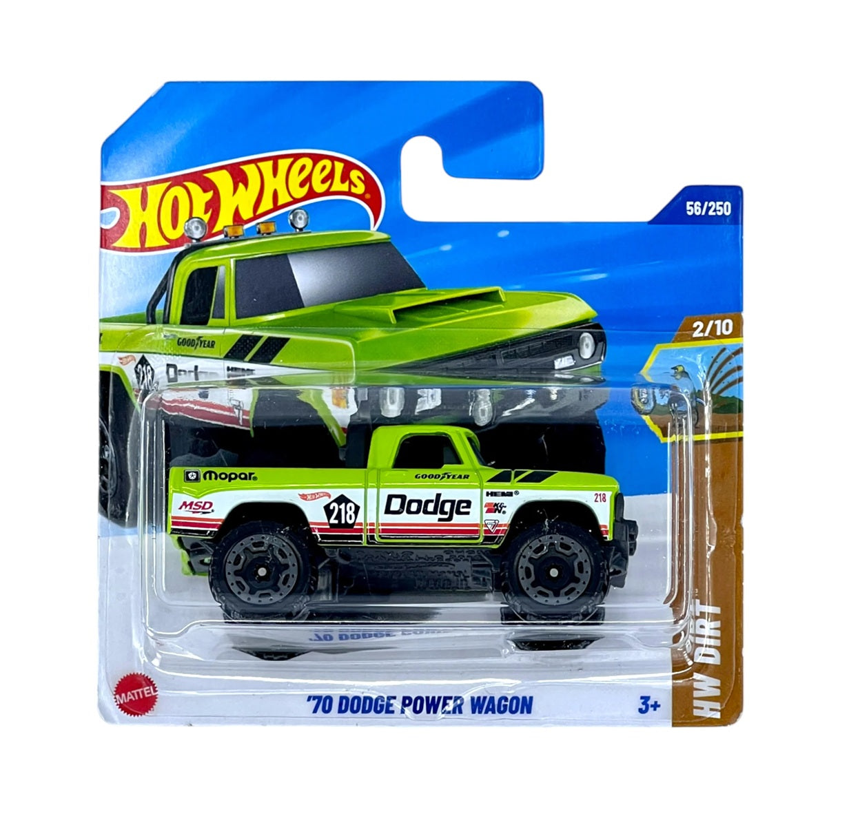 '70 Dodge Power Wagon - Hot Wheels - Dirt 2/10 - Scala 1/64 Circa