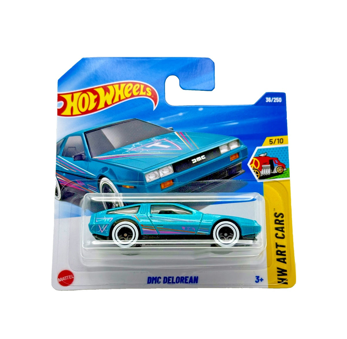 DMC Delorean - Hot Wheels - HW Art Cars 5/10 - Scala 1/64 Circa