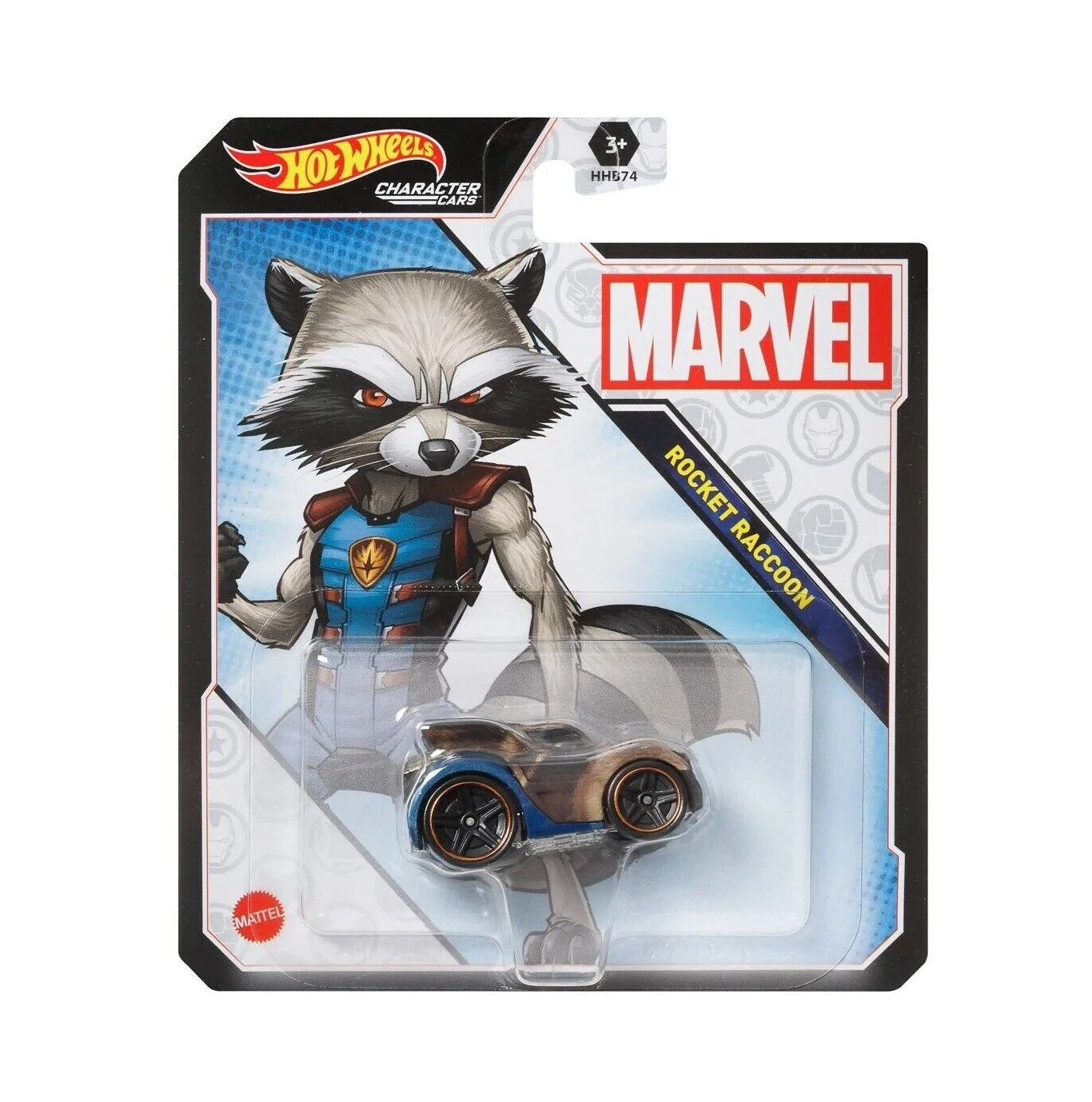 Rocket Raccoon Marvel Studios - Hot Wheels - HW Character Cars - Scala 1/64 Circa