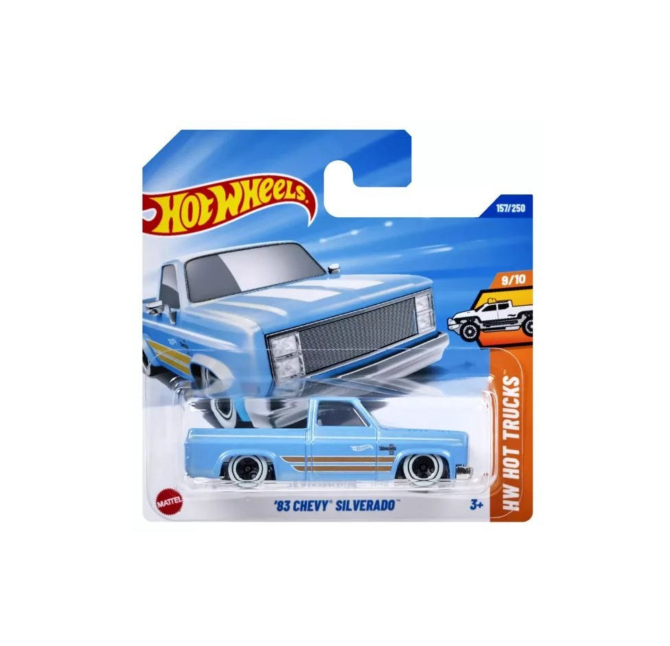 '83 Chevy Silverado - Hot Wheels - HW Hot Trucks 9/10 - Scala 1/64 Circa