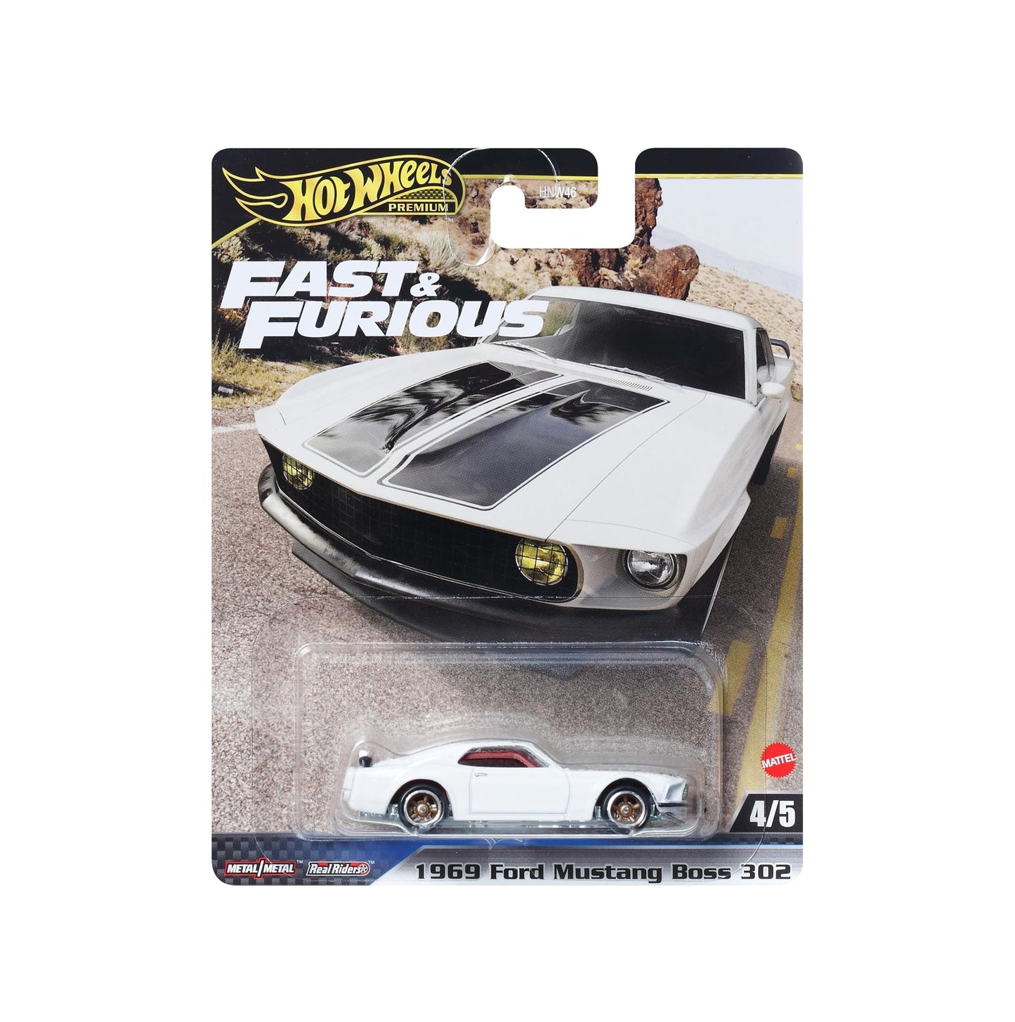 1969 Ford Mustang Boss 302 Fast & Furious - Hot Wheels Premium - Scala 1/64