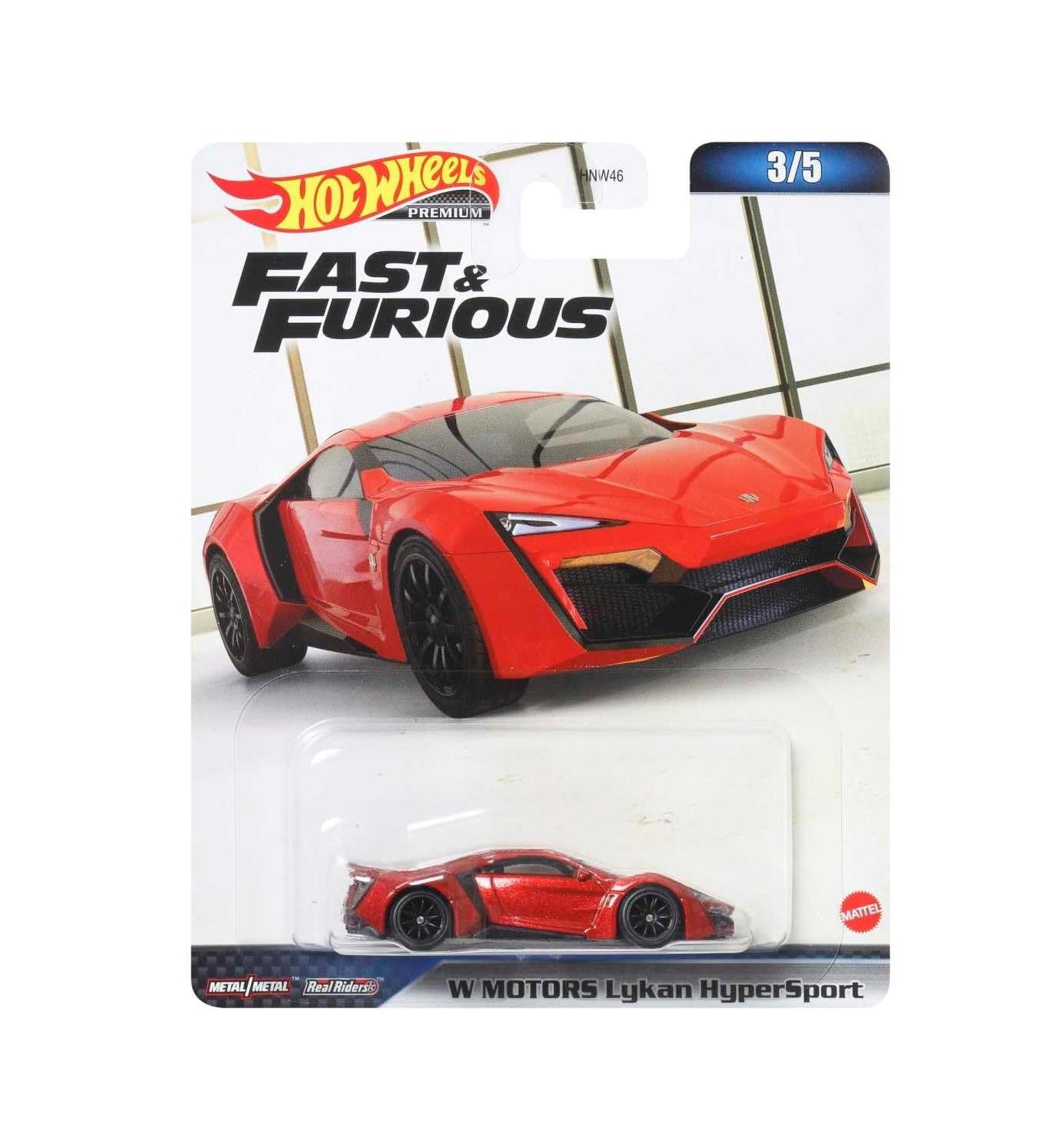 W Motors Lykan Hyper Sport Fast & Furious - Hot Wheels Premium - Scala 1/64